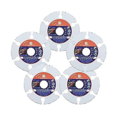 Carbide Multi Wheel 2inch - BRSCHNITT Wood Cutting Disc mini Angle Grinder 10mm Bore for Cutting Wood, Copper, Aluminum, Plastic and Soft Metal - Image 1