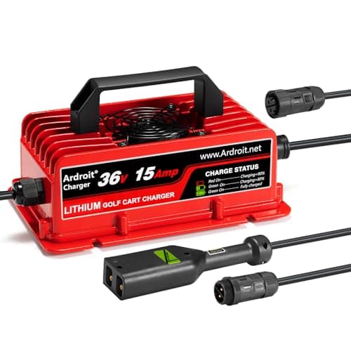36V Lithium Battery Charger, 43.8V 15A Fast Charging for Golf Cart, IP67 Waterproof, 36 Volt 15 Amp Lithium Charger, Fully Automatic Smart Charging - Image 1