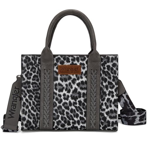 Wrangler Purses for Women Tote Bag Satchel Shoulder Top Handle Handbags Leather Medium Designer Cute Bags for Gift Travel Work Ladies WG70-8120CLGY - Image 1