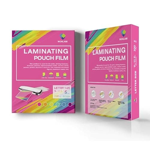 WONLAMI Laminating Sheets 8.5 x 11, 200 Pack Thermal Laminating Pouches 5 mil, Clear, Thermal Laminating Plastic Paper Laminator Sheets, Laminate Sheets Fits Letter Sized,Office School Home Supplies - Image 1