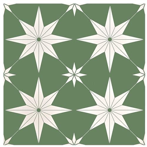 SUNPEEL Peel and Stick Floor Tiles, Vinyl Flooring Waterproof Non-Slip for Bathroom Kitchen Bedrooms Living Room Wall RV (20, Green, 11.8" x 11.8") - Image 1