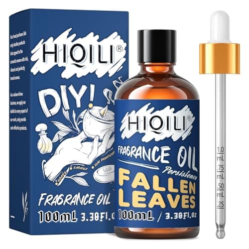HIQILI Fallen Leaves Fragrance Oil 100ml for Diffuser Car Freshies, Clean Fresh Scent for Candle Making Soap Laundry 3.38 Fl Oz - Image 1