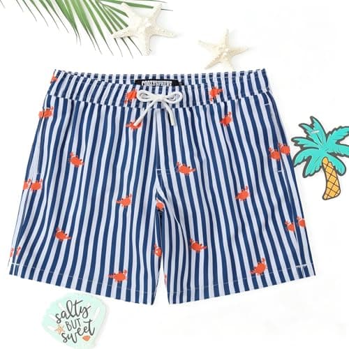CoozySphere Kids Swim Trunks Quick Dry Swim Shorts Beach Board Shorts 5-6Y - Image 1