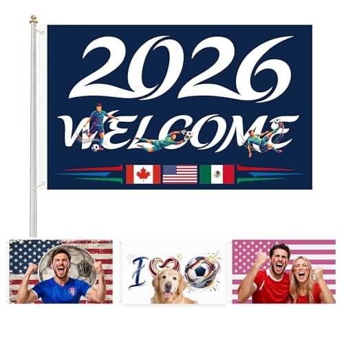 Custom Flag 3x5 ft Personalized with Photo and Text, Personalized Tapestry for Room Wall Decor, Customized American Flag Banner for USA 250th Anniversary & Class, 2026 World Cup Football Fan Flag. - Image 1