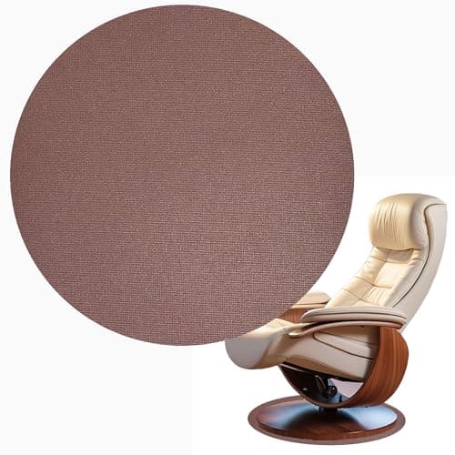 Recliner Pads for Hardwood Floors, Under Chair Mat Floor Protector, Keep Furniture from Sliding, Rubber Mats for Rocking Chair, Floor Furniture Pads 27.5in - Image 1