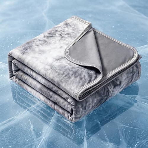 Topcee Cooling Blanket for Night Sweats Decorative Tie Dye,Absorbs Heat to Keep Cool on Warm Nights, Q-Max 0.5 Cooling Blankets for Hot Sleepers, Ultra-Cool Lightweight Blanket for Bed(Queen Size) - Image 1