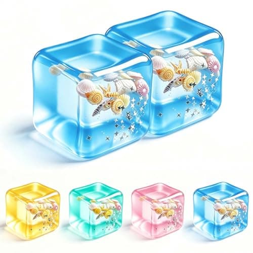 Stress Cube Squishy Fidget Toys- 2 Pack Squeeze Toys, Gifts Anxiety Relief Items for Teens & Adults Men Women, Office Desk Accessories Sensory Toy for Anxiety ADHD, Party Favors Goodie Bag Fillers