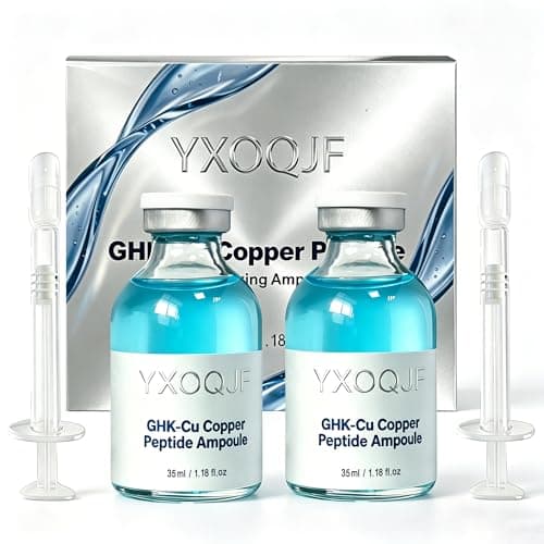 YXOQJF GHK-Cu Copper Peptide Serum for Face & Neck -Age-Defying 2 Pack70ml - Image 1