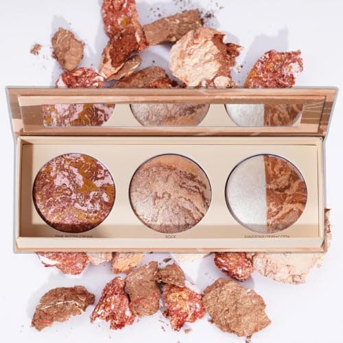 Best Baked Palette, Pink Butter Cream, rock, Sunstone Terracotta, and 7 color Eyeshadows - Travel-Friendly, Multi-Use Powder for Eye, Long-lasting Wear, Travel Makeup with Mirror Cruelty Free - Image 1