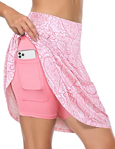 Fulbelle Fubelle Golf Skorts Skirts for Women with Pockets,Golf Skirts for Women Athletic Workout Tennis Skort Casual Dressy High Waisted X-Large - Image 1
