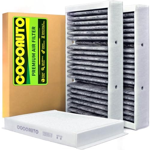 COCOAUTO Cabin air Filter kit for GLS450 (2017–2019), GLE400, GLE63 AMG, GLE63 AMG S, GLE43 AMG, GLC63, GLE550e (2014–2019), GLE450 AMG, GL450, GL550, ML550 (2013–16), Replaces 1668300318, 1668300218