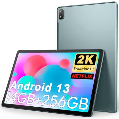 AQHH Android 13 Tablet, 11 inch Android Tablet Computer, 14(6+8GB) RAM+256GB ROM+512GB Expand, 7500mAh Battery, 2000 * 1200 IPS, WiFi, Bluetooth 5.0, GPS, Dual Camera, Widevine L1