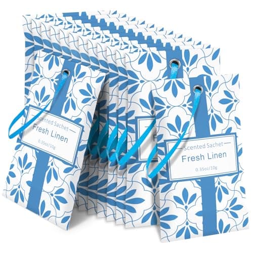 STRN Linen Scented Sachets for Drawer and Closet, Long-Lasting Sachets, 14 Packs for Home Fragrance, Small Space Air Freshener for Wardrobes - Image 1