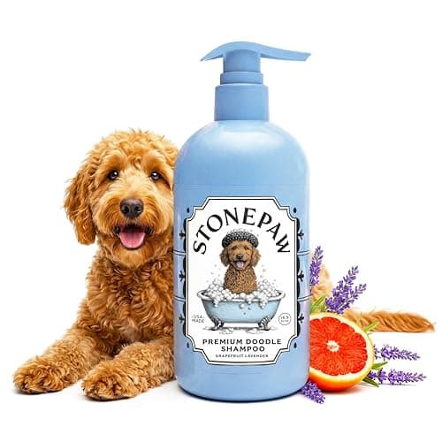 Premium Doodle Shampoo and Conditioner – Detangling Dog Shampoo for Doodles, Goldendoodles, Bernedoodles, and Labradoodles – Adult & Puppy Shampoo, Lavender, 16oz - Image 1