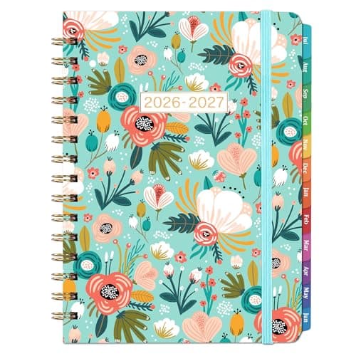 Planner 2026-2027 - Weekly Monthly Planner form July 2026 to June 2027, Academic Planner with Inner Pocket, Premium Paper, 6.4‘’ x 8.3‘’