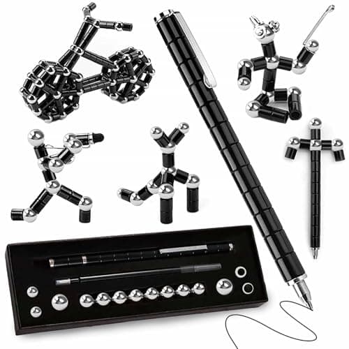 Magentic Pens Gifts For Teen Boys: Fathers DaD Gifts, Teacher Appreciation Gift, Birthday Gift For Men Women Him Her Teenage Boys, Cool Gadget Stress Relief Toys For Adults Office Desk Accessories