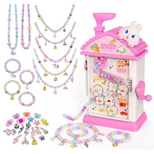 Bracelet Making Kit- Auto Beaded Jewelry Maker Toy Gift for Girls 6-12 - Image 1