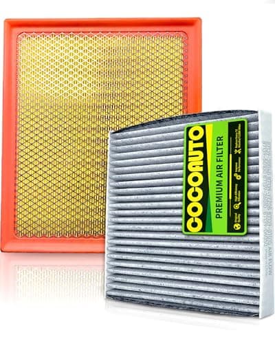 COCOAUTO Engine & Cabin Air Filter Kit for Tundra 5.7L (2014-2021) & 4.6L (2014-2019), Fits Sequoia (2014-2022), Replace 178010S020, 178010P100, 87139-30040, 87139-YZZ08