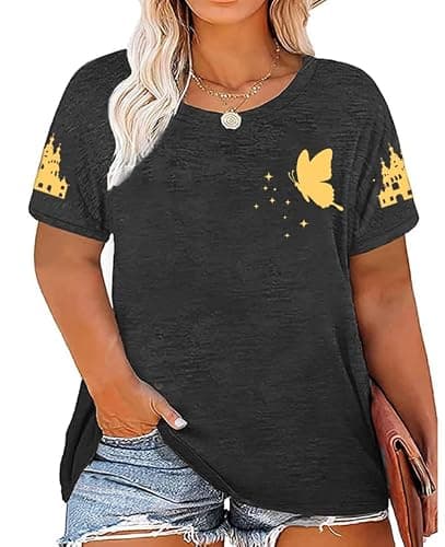 Plus Size Magical Shirts for Women Magical Tee Shirt Family Trip Vacation Tshirt Holiday Summer Graphic Tee Tops - Image 1
