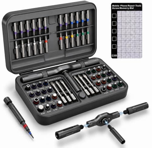 DYLIFE 66 in 1 Magnetic Ratcheting Screwdriver Set with Detachable Handle, S2 Steel Bits, Flexible Shaft for Electronics, Computer, Furniture, Bike, DIY - Image 1