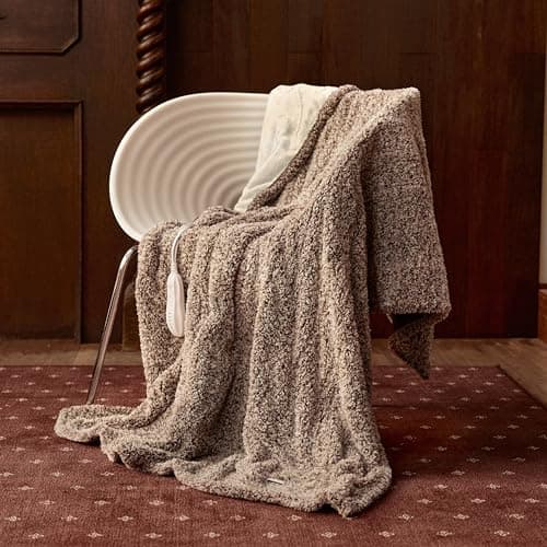 Templewet Heated Blanket Electric Throw 50" x 60" -Heated Throw Blanket with 5 Heating Levels & 3 Hours Auto Off,Machine Washable,ETL & FCC Certification(Racoon) - Image 1