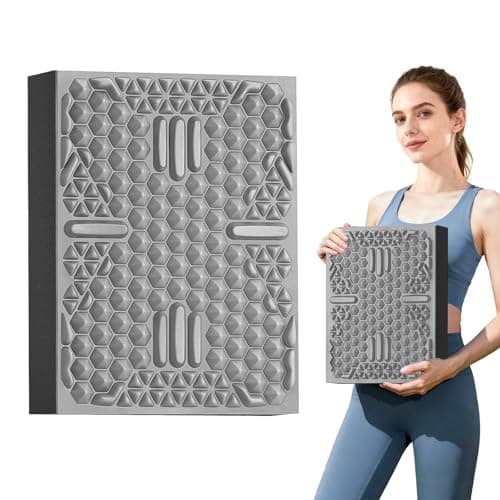 HAPBEAR Exercise Balance Pad - 15"x12" Non-Slip Textured Foam Balance Pad with 2-in-1 Stability & Massage - 2.2" Thick TPE Layer with Soft Cushioning + EVA Massage Layer for Physical Therapy, Core Training & Massage - Image 1