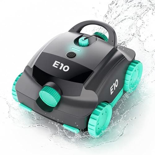 Pool Vacuum,YOPOOL Cordless Robotic Pool Cleaner, Dual-Layer Filtration,Powerful Obstacle Crossing, Enhanced Edge & Corner Cleaning,100-Min for Above-Ground & Flat-Bottom Pools to 860 Sq.Ft (Green) - Image 1