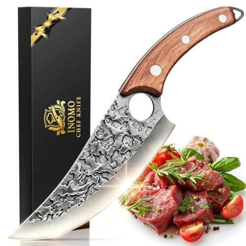 Chef Knife, Kitchen Knife for Cooking, Birthday Gifts for Men Dad Husband for Anniversary, Chopping, Japanese Steel Knife for Home, BBQ, Balance & Control, 6 Inch - Image 1