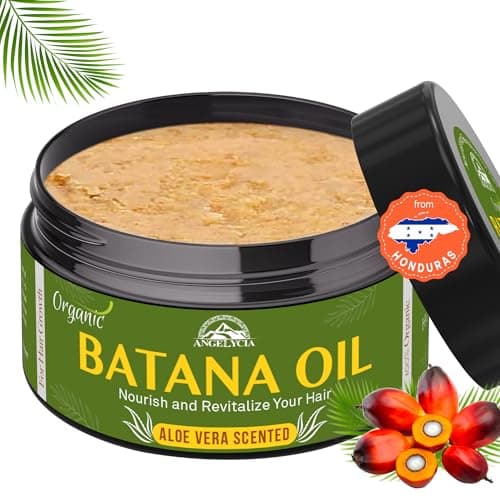 ANGELYCIA Raw Batana Oil for Hair Growth & Scalp Stimulator – 100% Pure Hair Oil from Honduras – Dr. Sebi Organic Paste – Natural Hair Growth Products for Thicker Edges, Breakage & Split Ends - Image 1