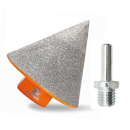Diamond Beveling Chamfer Bit - 2"(50mm) Diamond Countersink Drill Bits - for Existing Holes Enlarging Shaping Trimming in Tile Marble Granite Ceramic with 5/8-11" Thread Adapter(Round Shank) - Image 1