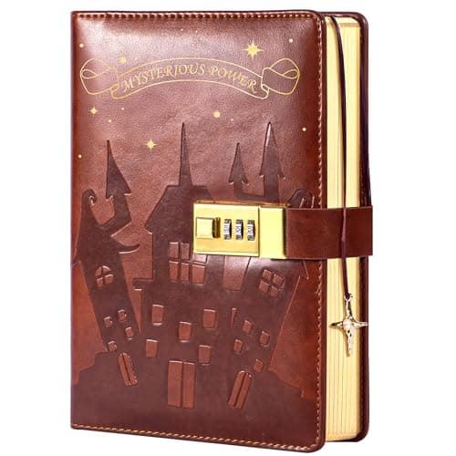 CAGIE Diary with Lock A5 Hardcover Lockable Diary - Image 1
