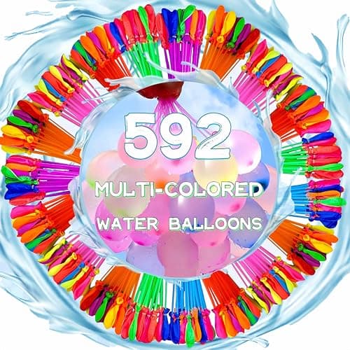 Water for Kids Adults Balloons with Refill Kits Quick Fill Balloons Set Summer Splash Party Easy Quick Fun Outdoor Backyard Summer Water Toys for Pool (592) - Image 1