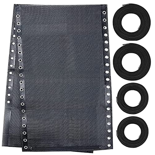 Zero Gravity Chair Replacement Fabric with Bungee Cord Kit, 21 Inch Wide Repair Cloth with Replacement Cord for Oversized XL Anti Gravity Chairs Outdoor Recliner Patio Lounge Lawn Beach Sling Chair - Image 1