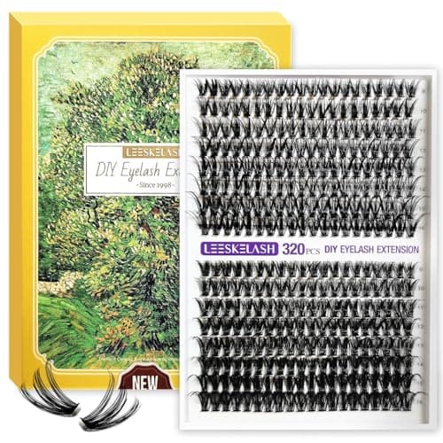 Lash Clusters Kit DIY Eyelash Extension Lashes Wispy Individual Waterproof Cat Eye 30D&40D 280PCS 9-16mm - Image 1