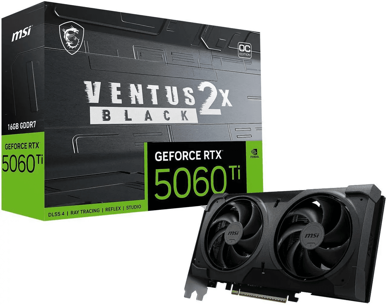 MSI Ventus GeForce RTX 5060 Ti 16GB GDDR7 - Image 1