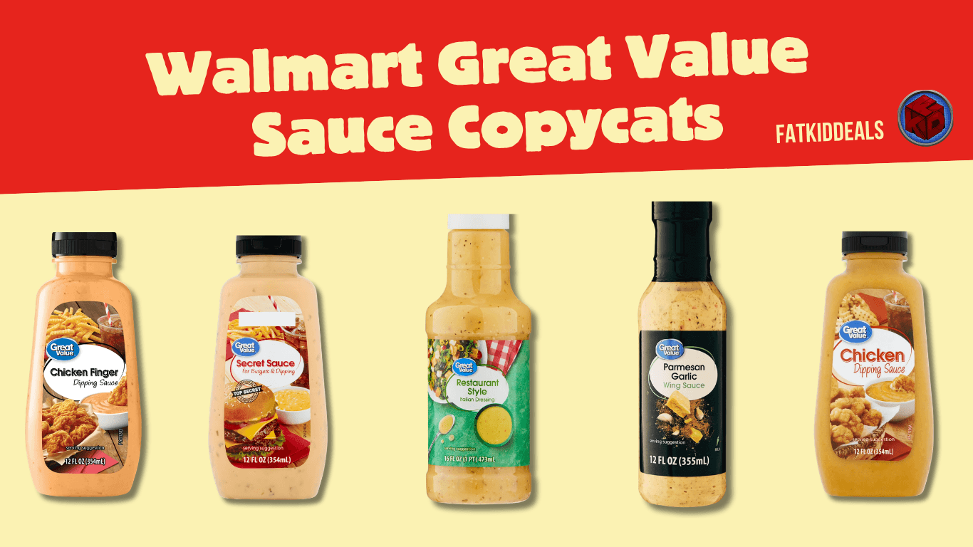 Fast Food Sauce Dupes At Walmart