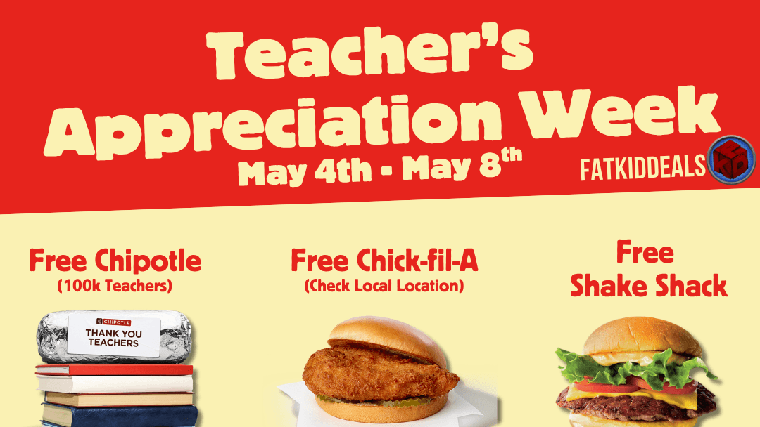 Teacher Appreciation Week 2026: Every Free Food Deal Available This Week