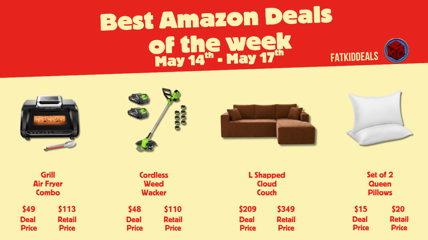 4 Amazon Steals This Week (May 14th-May 17th)