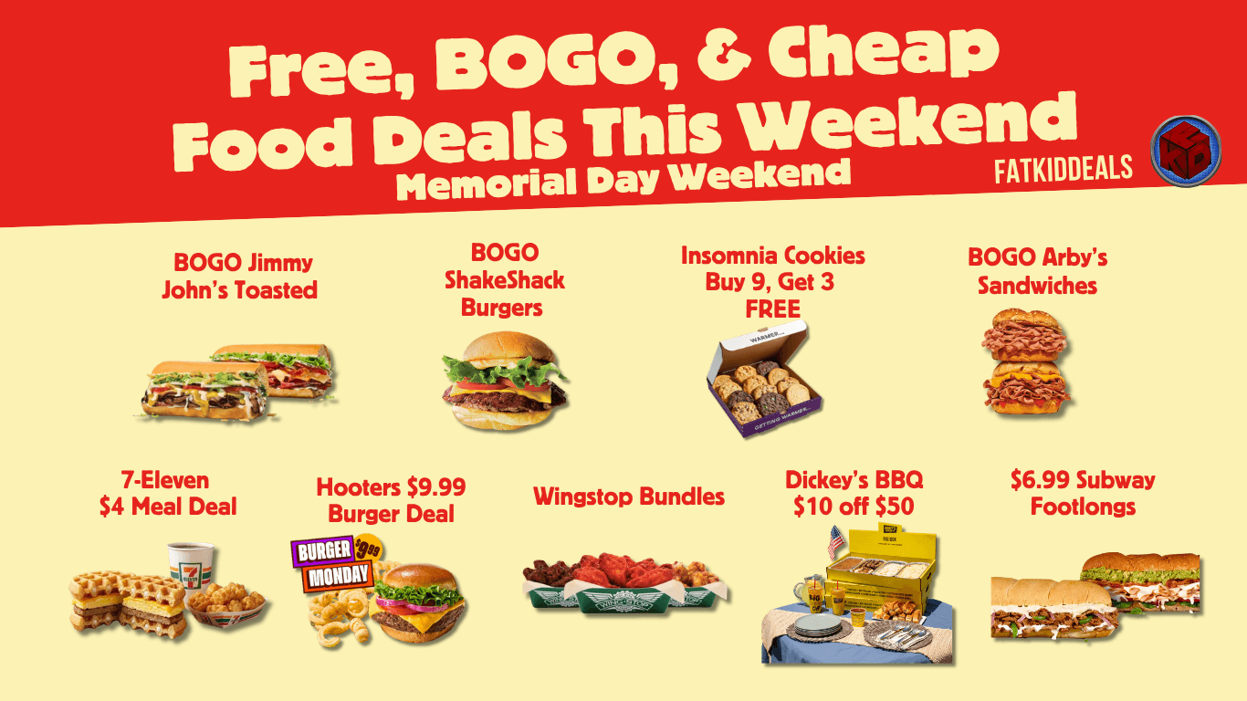 Memorial Day Weekend 2026: Every Food Deal Worth Knowing About