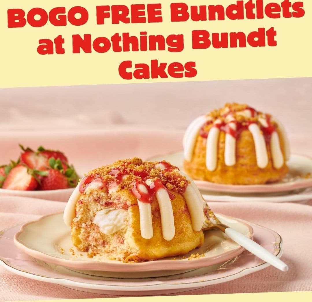 Buy one Bundtlet, get one free at Nothing Bundt Cakes — this weekend only