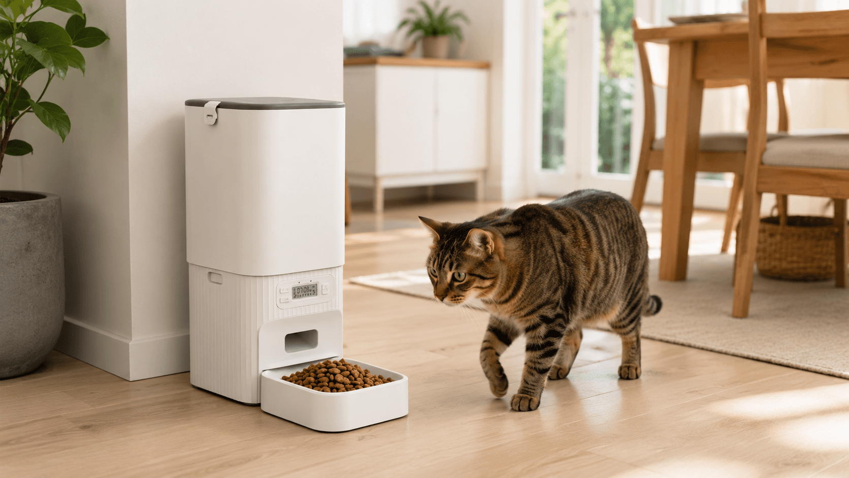 7L Automatic Cat Feeder Is Nearly 55% Off on Amazon