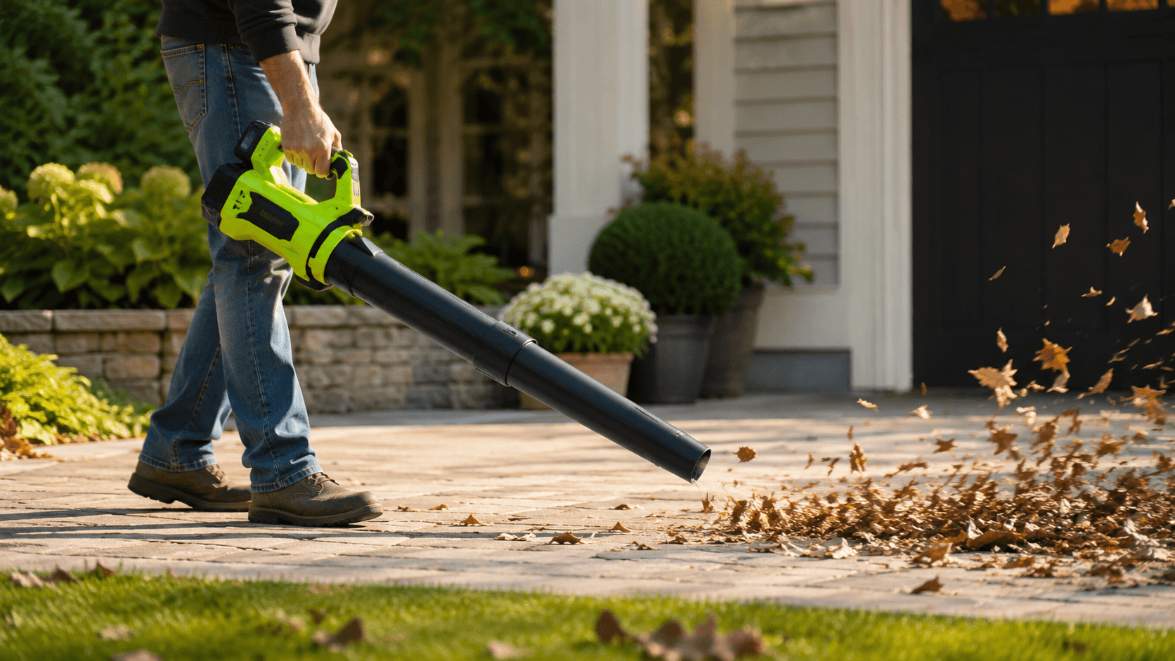 Cordless Leaf Blower with 2 Batteries Drops to $34.99 with Promo Code