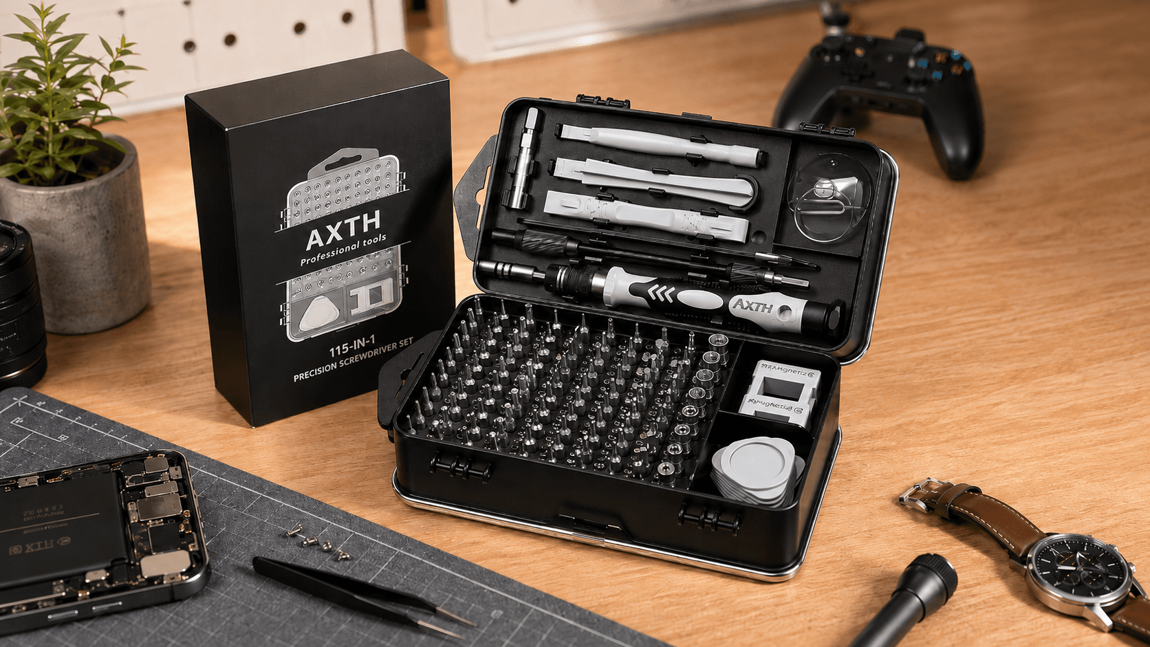 AXTH 115-in-1 Precision Screwdriver Set Just $9.59