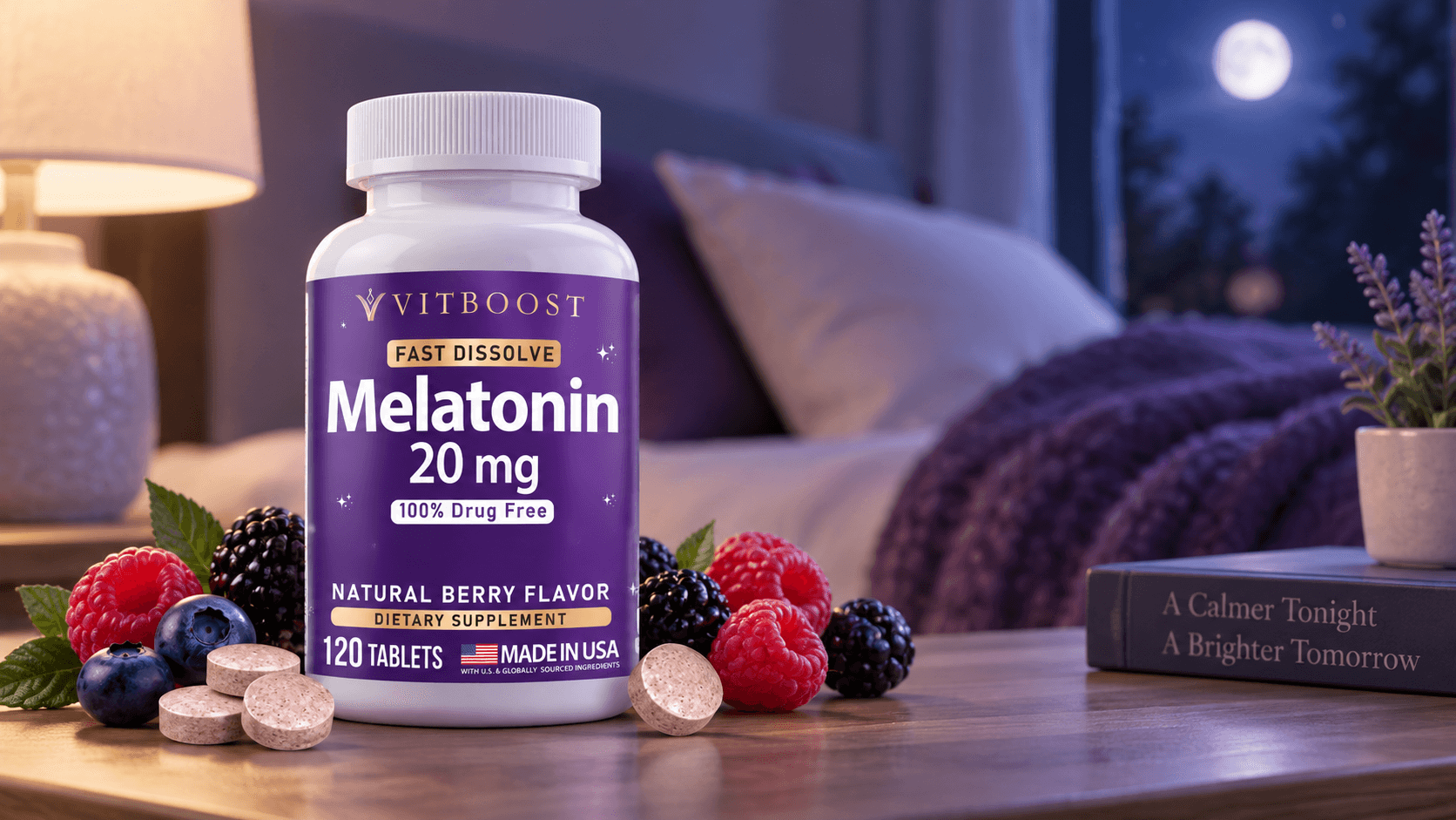 120-Count Fast-Dissolve Melatonin Tablets Drop Below $5