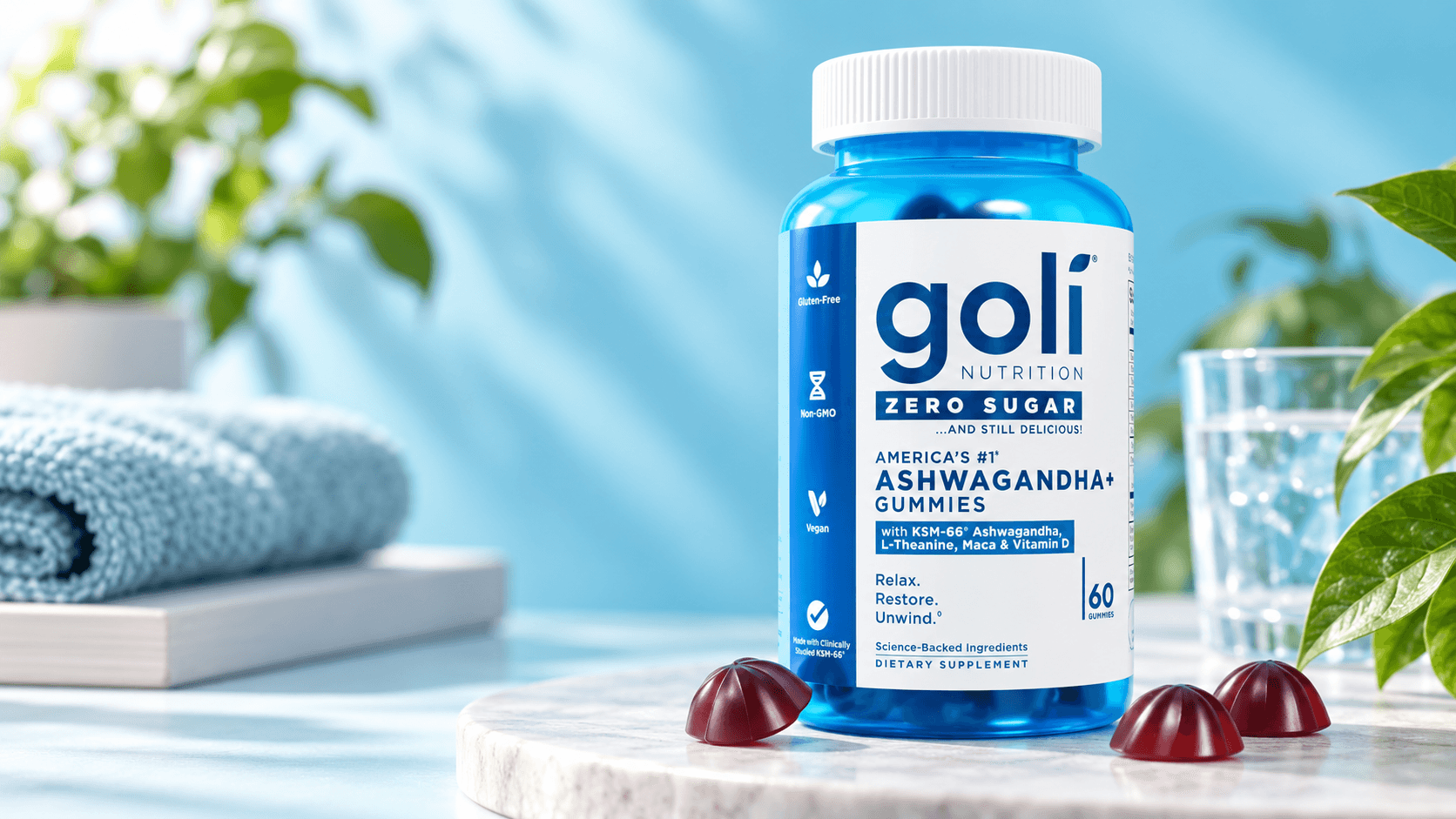 Goli Zero-Sugar Ashwagandha Gummies Are 41% Off