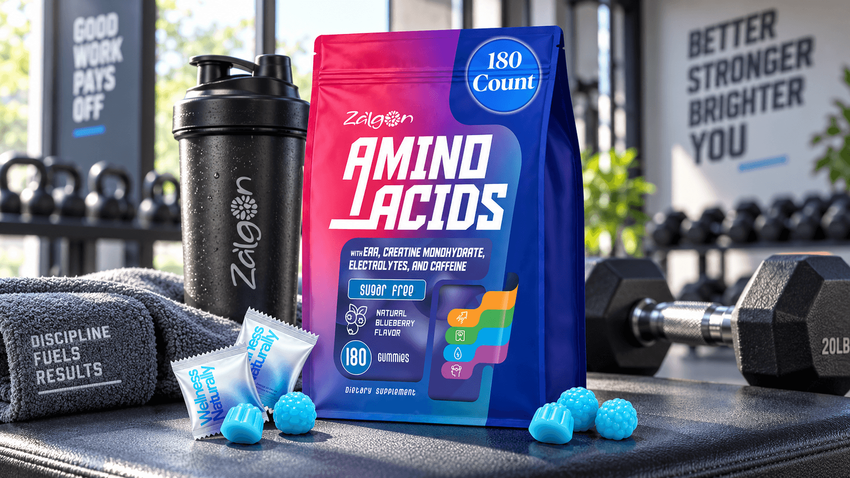 BCAA Workout Gummies With Creatine Are 77% Off on Amazon