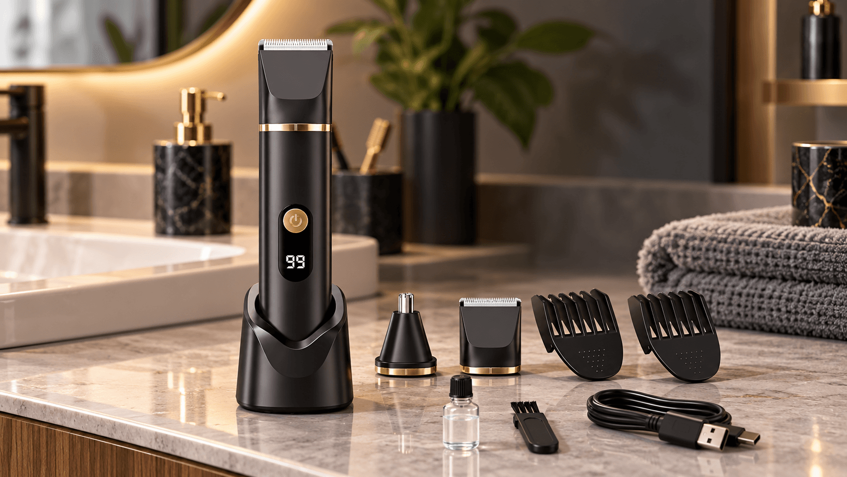 Waterproof Beard Trimmer Is $9.99 on Amazon