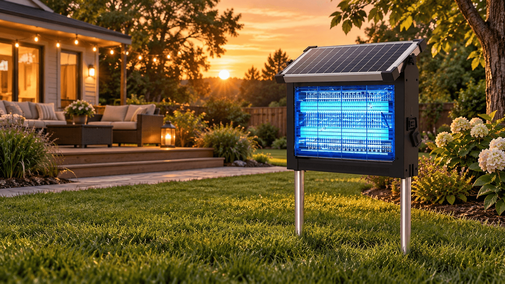 Solar Bug Zapper With Dusk-to-Dawn Sensor Is 62% Off