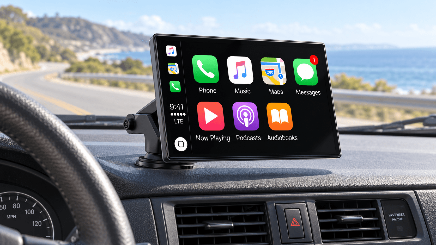 7-Inch Wireless CarPlay Screen With Backup Camera Under $35