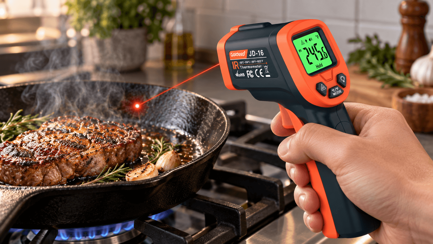 Infrared Thermometer Gun Is 50% Off on Amazon